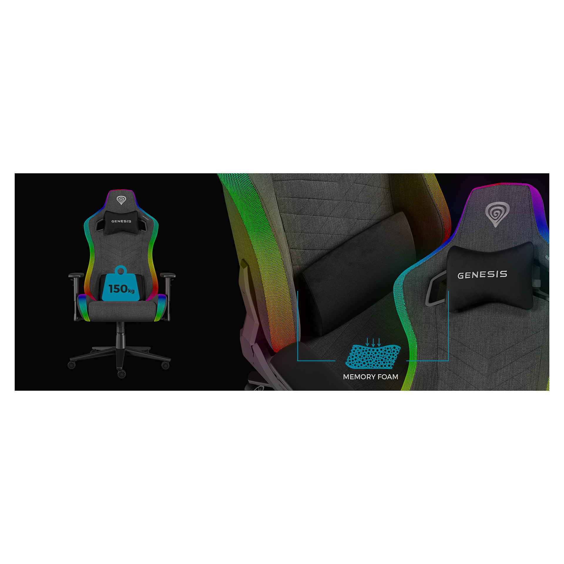 Karrige Gaming Genesis Trit 660 RGB - Zezë - 8