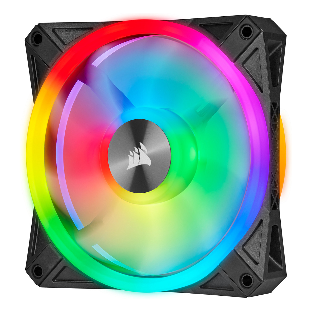 Ftohës për Kasë Corsair iCUE QL140 RGB / 140mm / 550-1250 RPM / RGB / PWM / 2-Pack – Zezë - 4