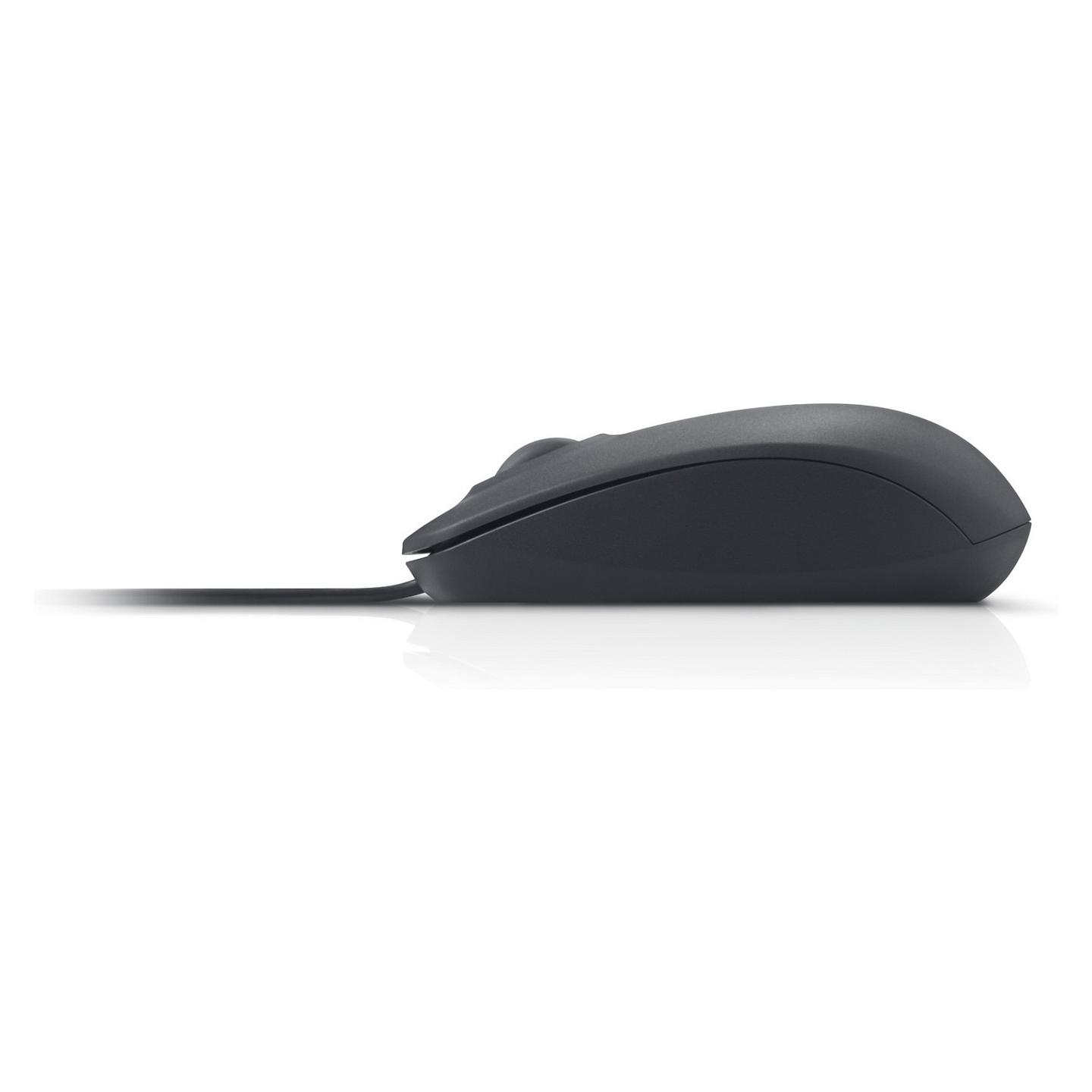 Maus me kabllo Dell MS116 / USB / 1000 DPI / 2 Butona / 1.8m - Zezë - 3