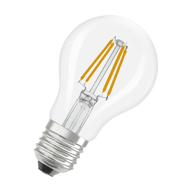 Llambë LED OSRAM LED Classic A 40 Filament DIM P, 3.4W, E27, 470lm, 2700K, E rregullueshme - Transparente - 3
