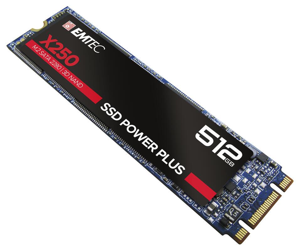 SSD e Brendshme EMTEC X250 / 512GB / M.2 SATA - 3