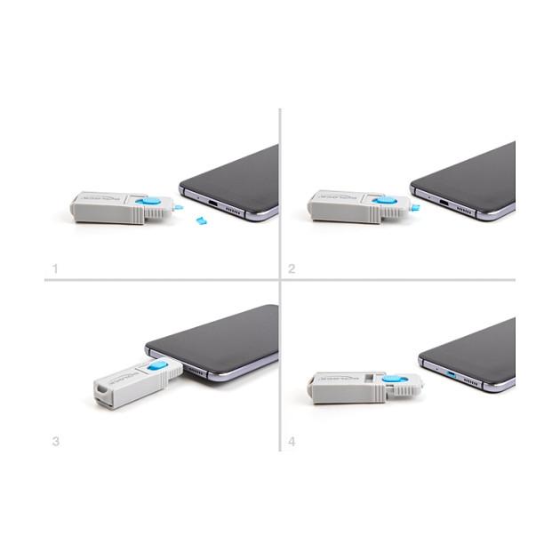 Bllokues për porta Micro-USB DeLOCK 20925, set me 5 copë, me vegël zhbllokimi - Blu - 5