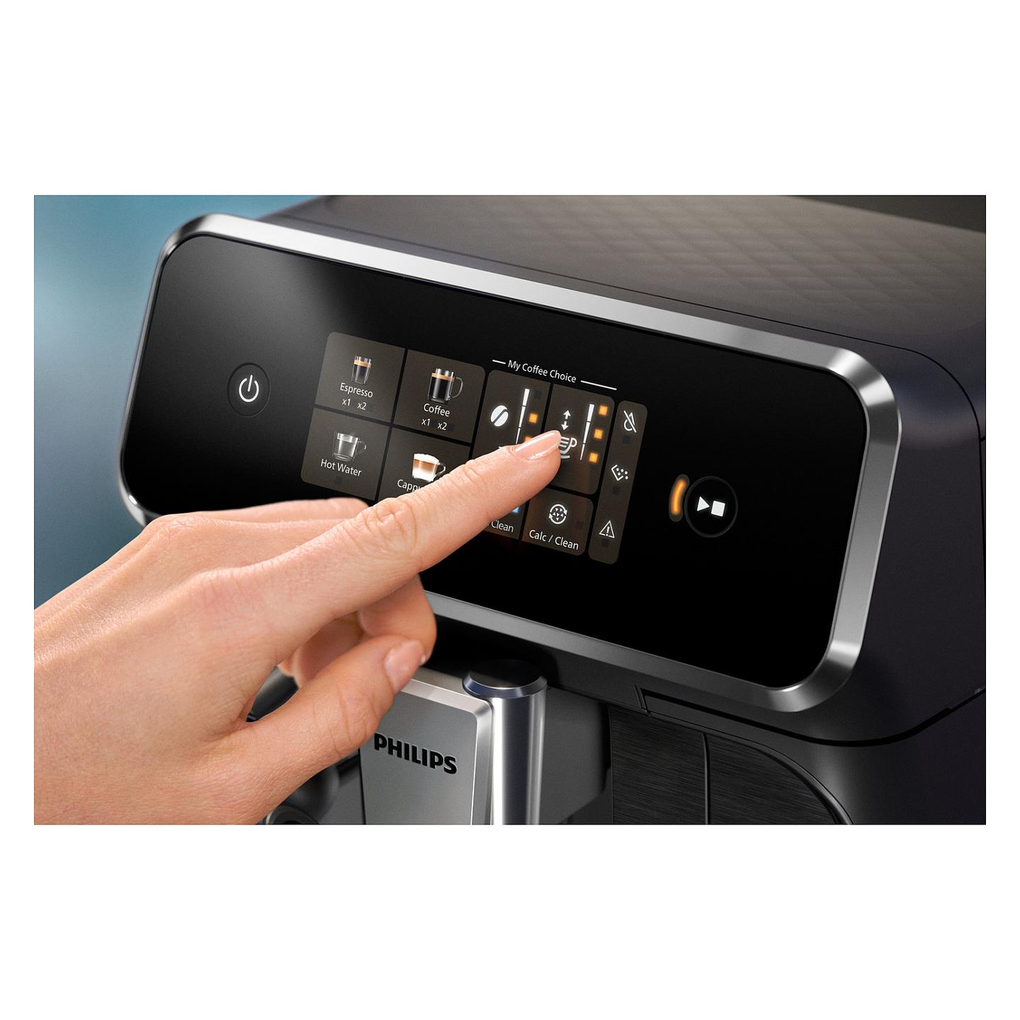 Aparat për Kafe Espresso Automatik Philips Series 2300 EP2334/10, 1500 W, 15 Bar, LatteGo, 1.8 L – Zezë - 16