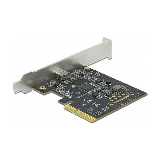 Kartë Zgjerimi PCI Express Delock 89036 / PCIe 3.0 x4 / 1x USB Type-C / USB 20Gbps / Low Profile