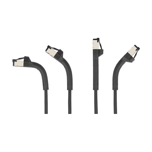 Kabllo për Rrjet DeLOCK 80932, RJ45 mashkull në RJ45 mashkull, Cat.6A, U/FTP, 0.25 m - Zezë - 2