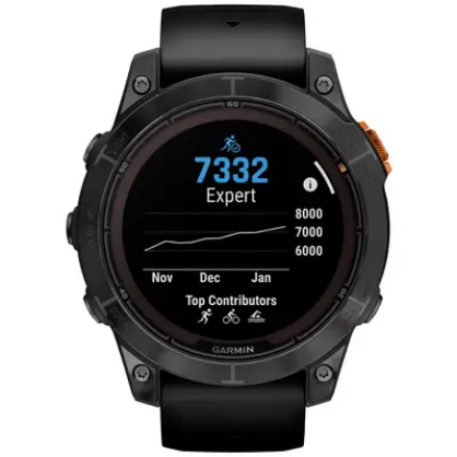 Orë e mençur Garmin fēnix 7 Pro Solar Edition / 1.3" / Touchscreen / GPS / Bluetooth / Monitorim Shëndeti / 47mm - Zezë - 2