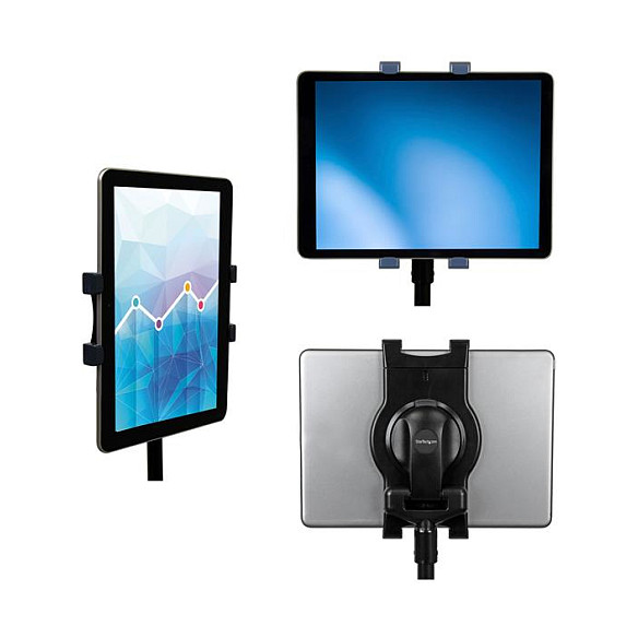 Aksesorë për Konferencë StarTech STNDTBLT1A5T / Mbajtës tripod për Tablet 6.5-7.8" / Lartësia 74.5-157.5cm / Rrotullim 360° – Zezë - 5