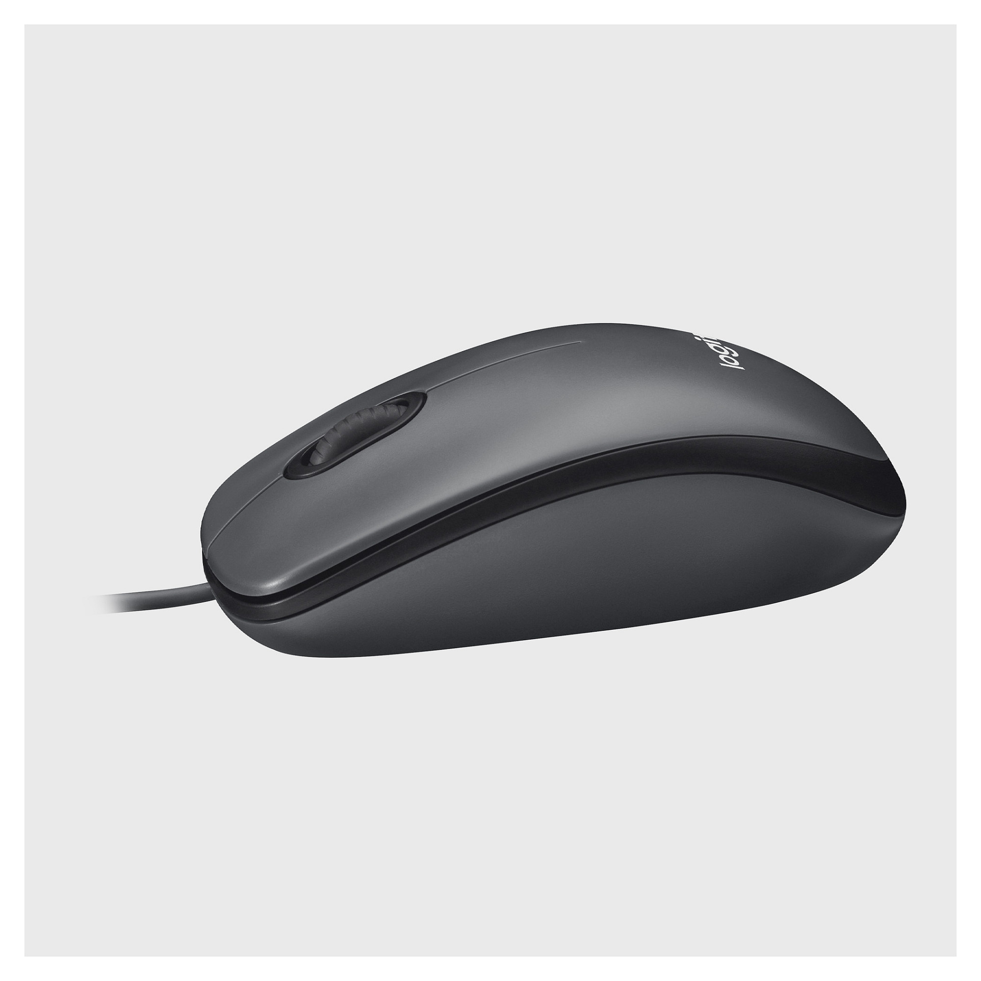 Logitech M100 – Maus me Kabllo USB, Optik, 1000 DPI, 3 Butona – Zezë - 3