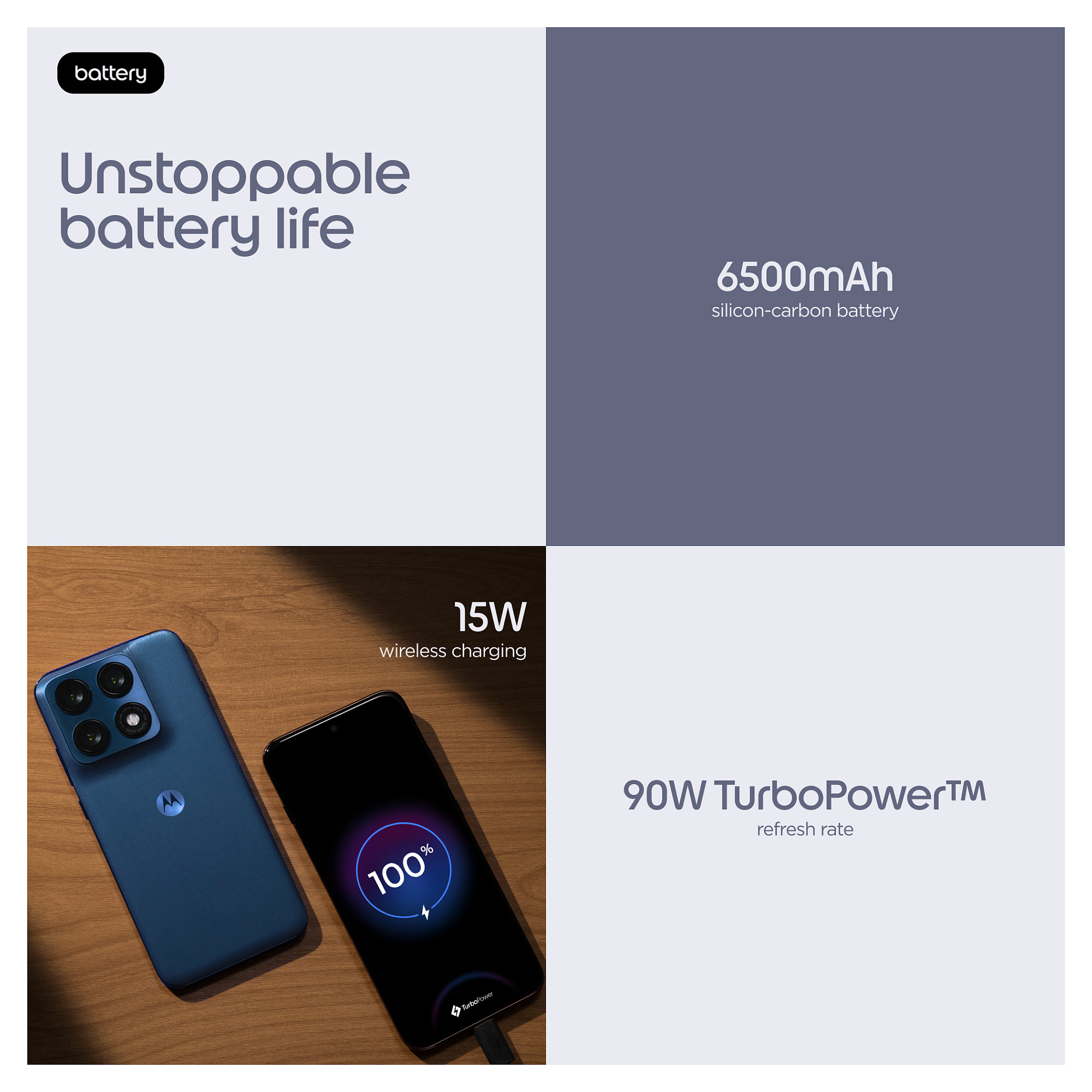Telefon Android Motorola edge 70 pro / Extreme AMOLED 144Hz / 8GB / 256GB / 5G - Blu e Errët - 5