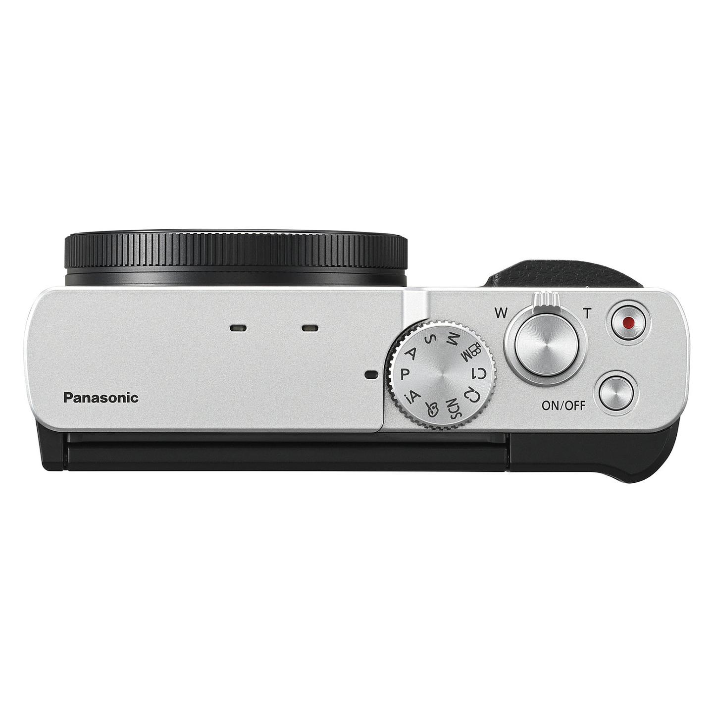 Kamerë Digjitale Panasonic Lumix DC-TZ99 / 20.3 MP / 30x Optical Zoom / 4K / 3" Touchscreen / Wi-Fi & Bluetooth - Argjend - 6