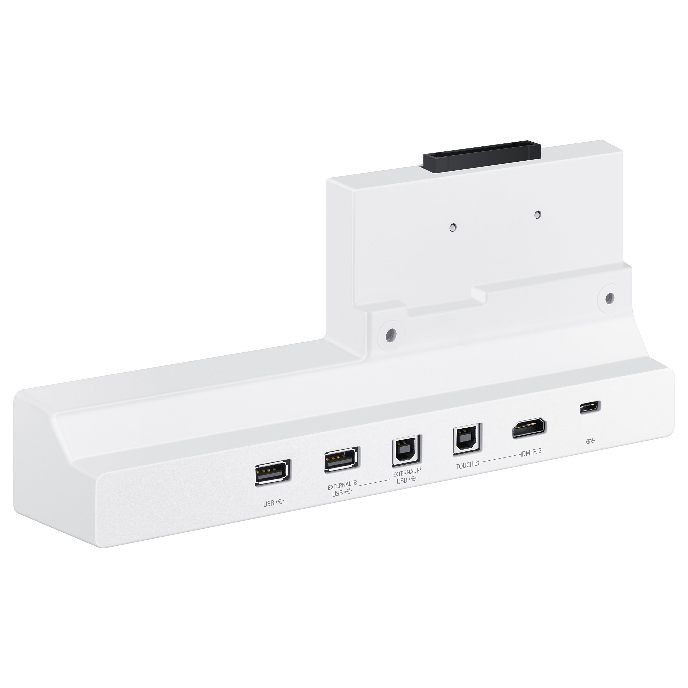 Aksesor për Ekran Samsung Flip4 Tray / Connectivity Tray / USB-A / USB-B / USB-C / HDMI - Hiri/Bardhë - 5