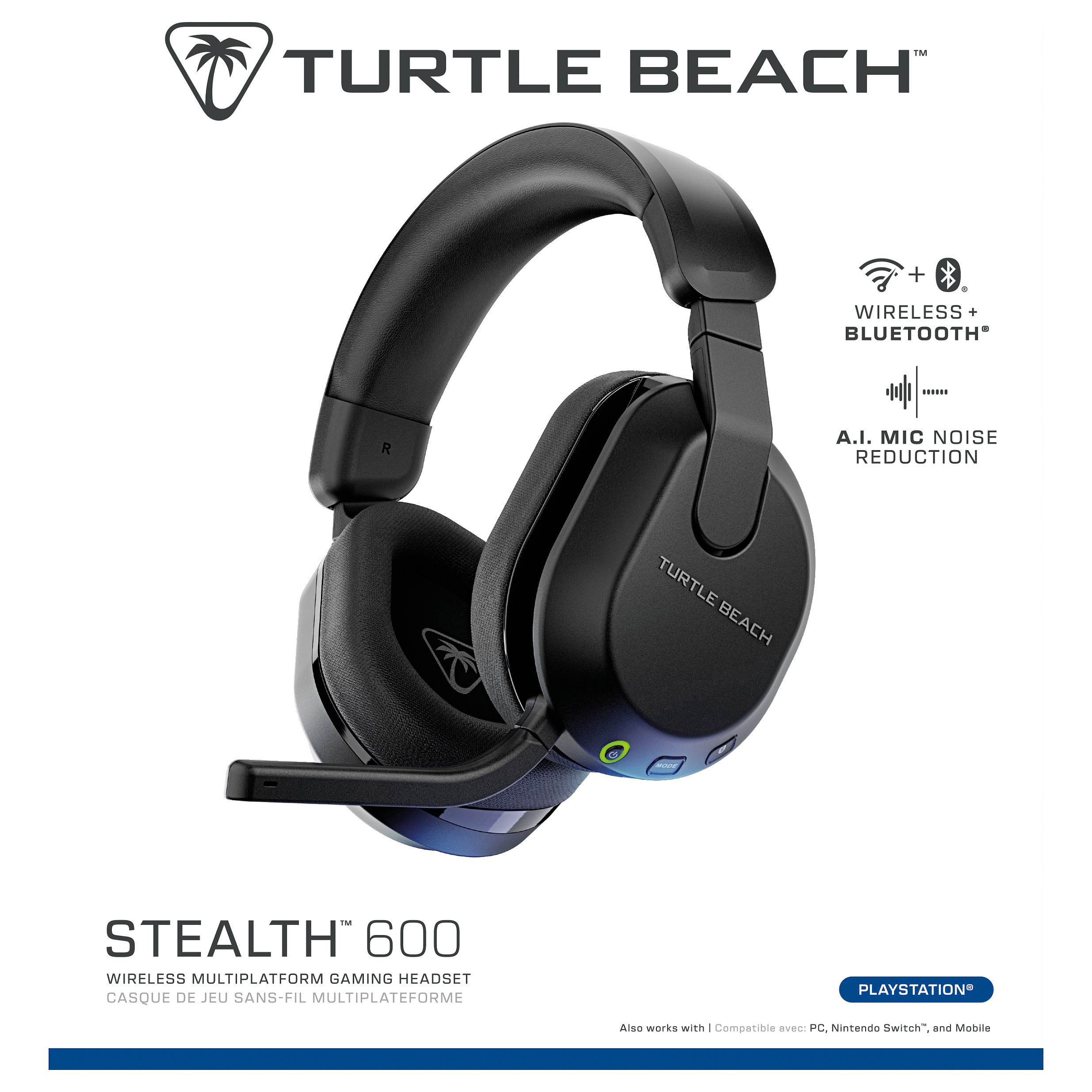 Kufje Gaming Turtle Beach Stealth 600 Gen 3 / 50 mm / Wireless 2.4 GHz + Bluetooth 5.2 / 80 orë – Zezë - 13