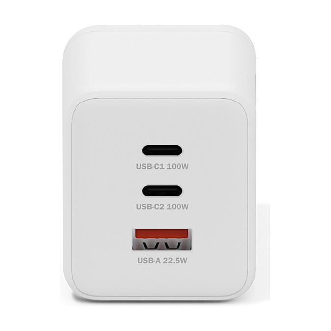 Adapter Digitus DA-10304 / 100W / GaN / 2x USB-C + 1x USB-A / Fast Charging - Bardhë - 10
