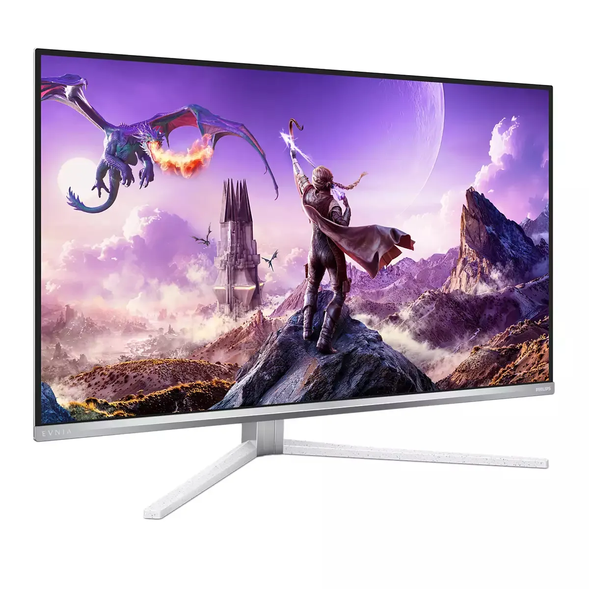 Monitor Gaming Philips Evnia 8000 32M2N8900P / 31.5" / 4K UHD QD-OLED / 240Hz / 0.03ms / HDMI+DisplayPort+USB-C - Bardhë - 3