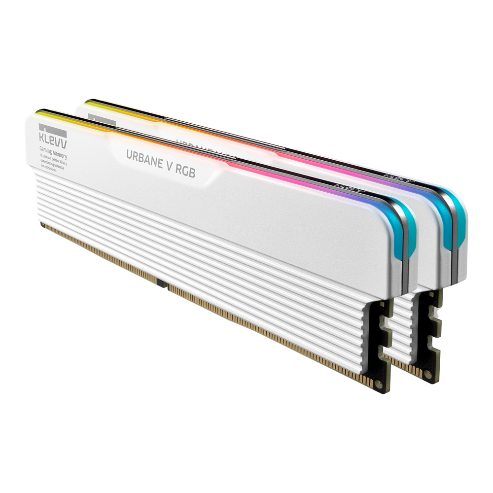 RAM Memorie DDR5 KLEVV Urban V RGB / 32GB (2x16GB) / DIMM / 6000MHz / CL28 - Bardhë - 3