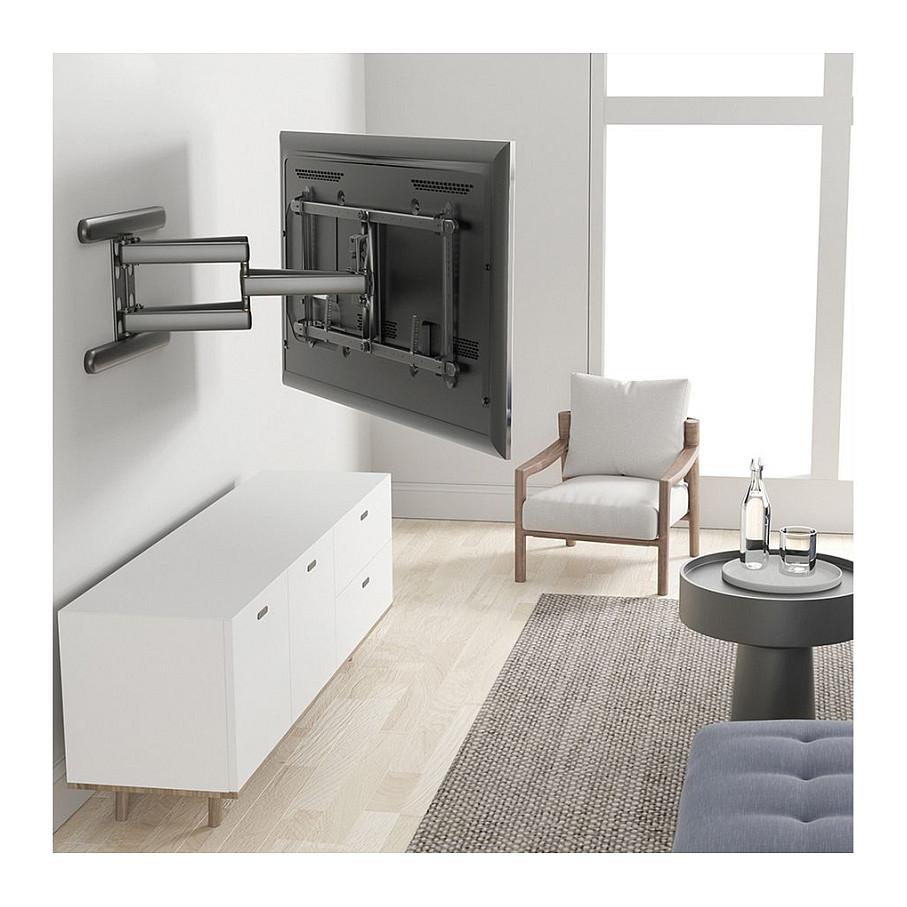 Mbajtëse për TV ROLINE / 37″–80″ / deri në 70 kg / Lartësi te Rregullueshme / e Rrotullueshme - Zezë - 13