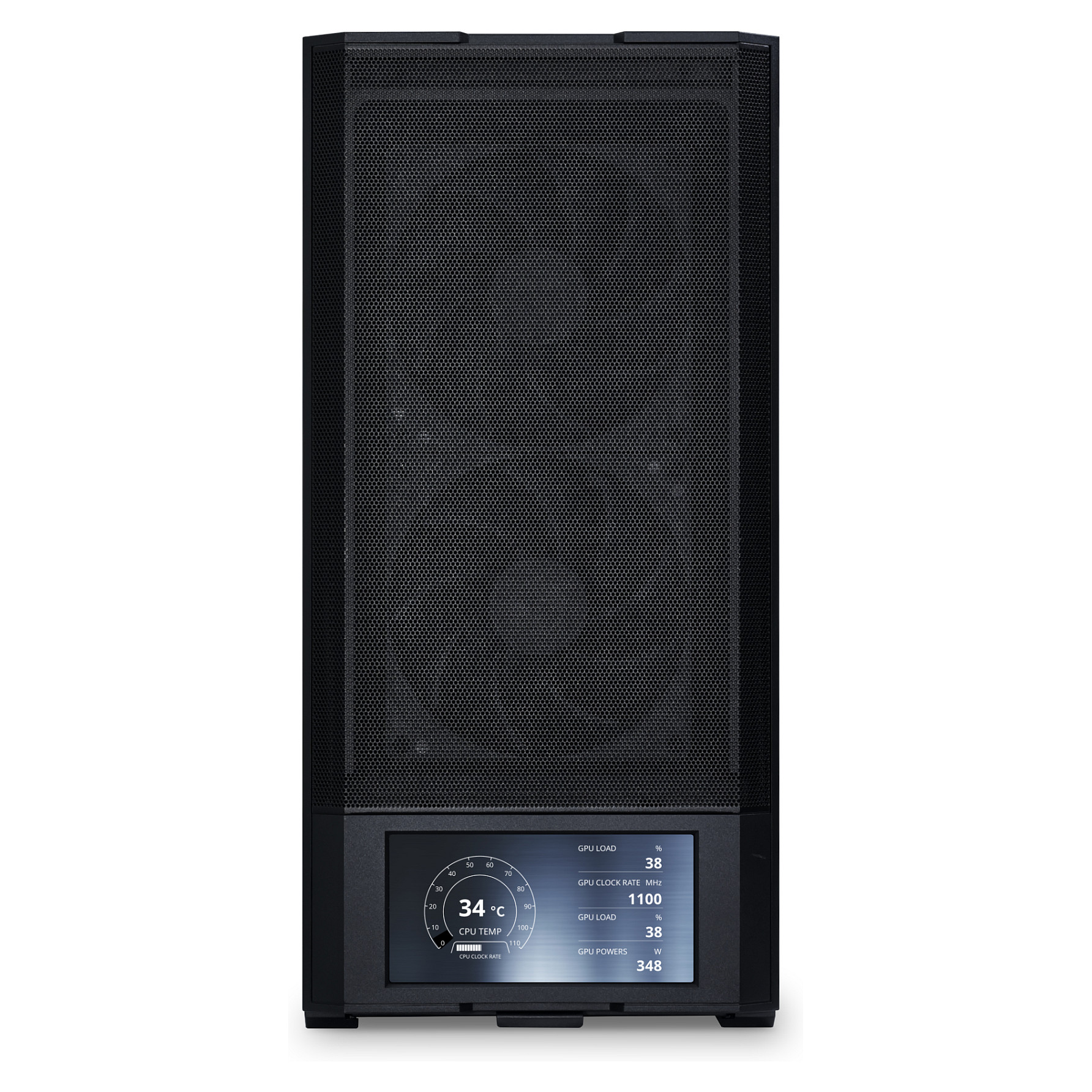 Kasë Lian Li LANCOOL 207 DIGITAL / Midi Tower / ATX / 4x PWM Fan / 6" LCD - Zezë - 14