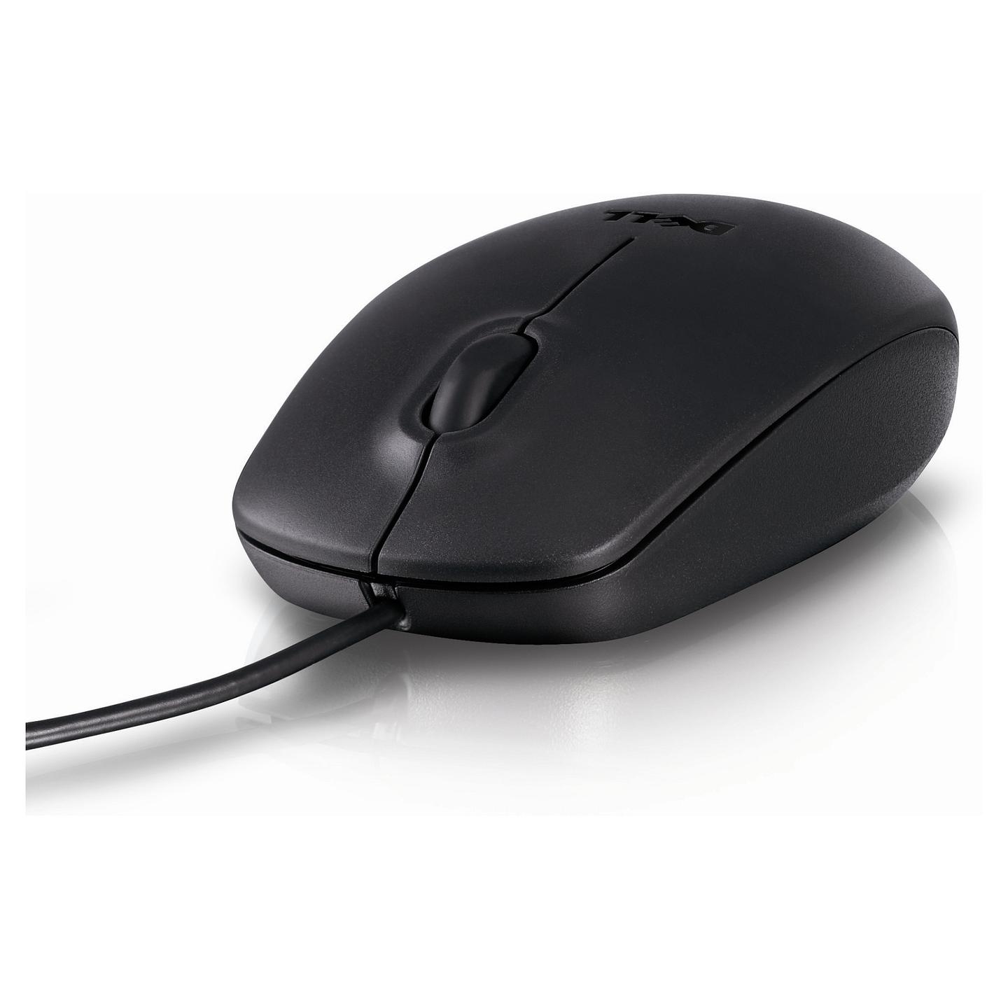 Maus me kabllo Dell MS116 / USB / 1000 DPI / 2 Butona / 1.8m - Zezë - 6