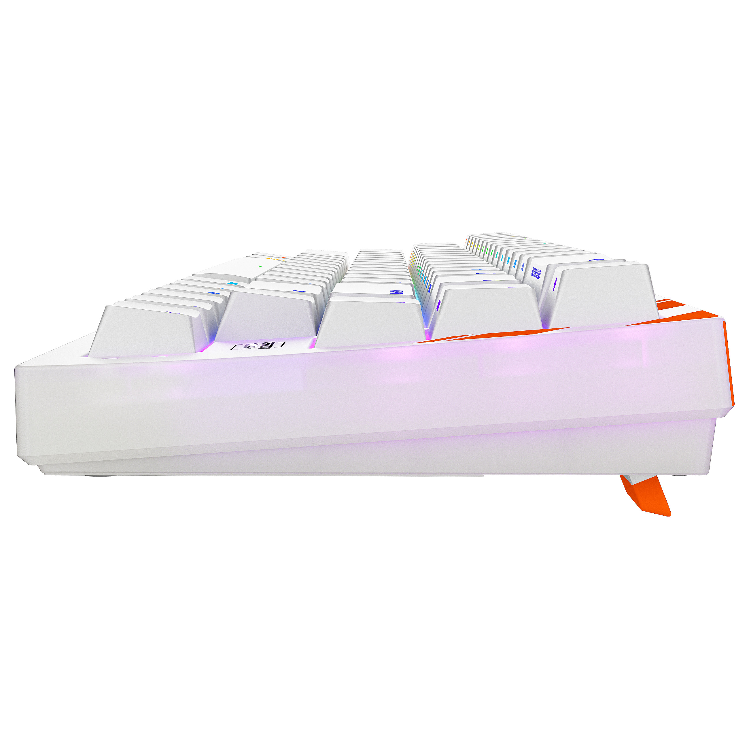 Tastierë Gaming CHERRY K5 PRO TMR COMPACT / Wired / QWERTZ / Mekanike / RGB LED - Portokalli/Bardhë - 3
