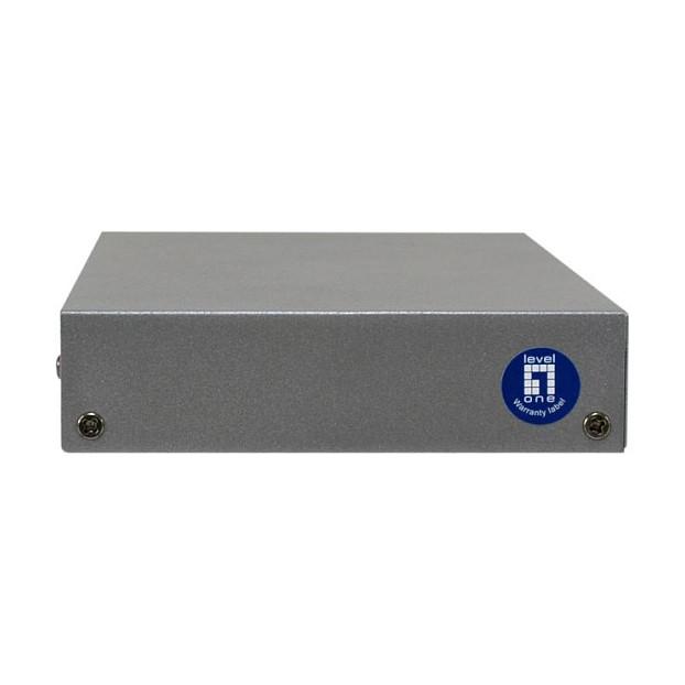 Switch LevelOne GEP-1011, 10 Porta Gigabit, 8x PoE+, 1x RJ-45 Uplink, 1x SFP, 120 W, 20 Gbps, Unmanaged - Hiri - 3