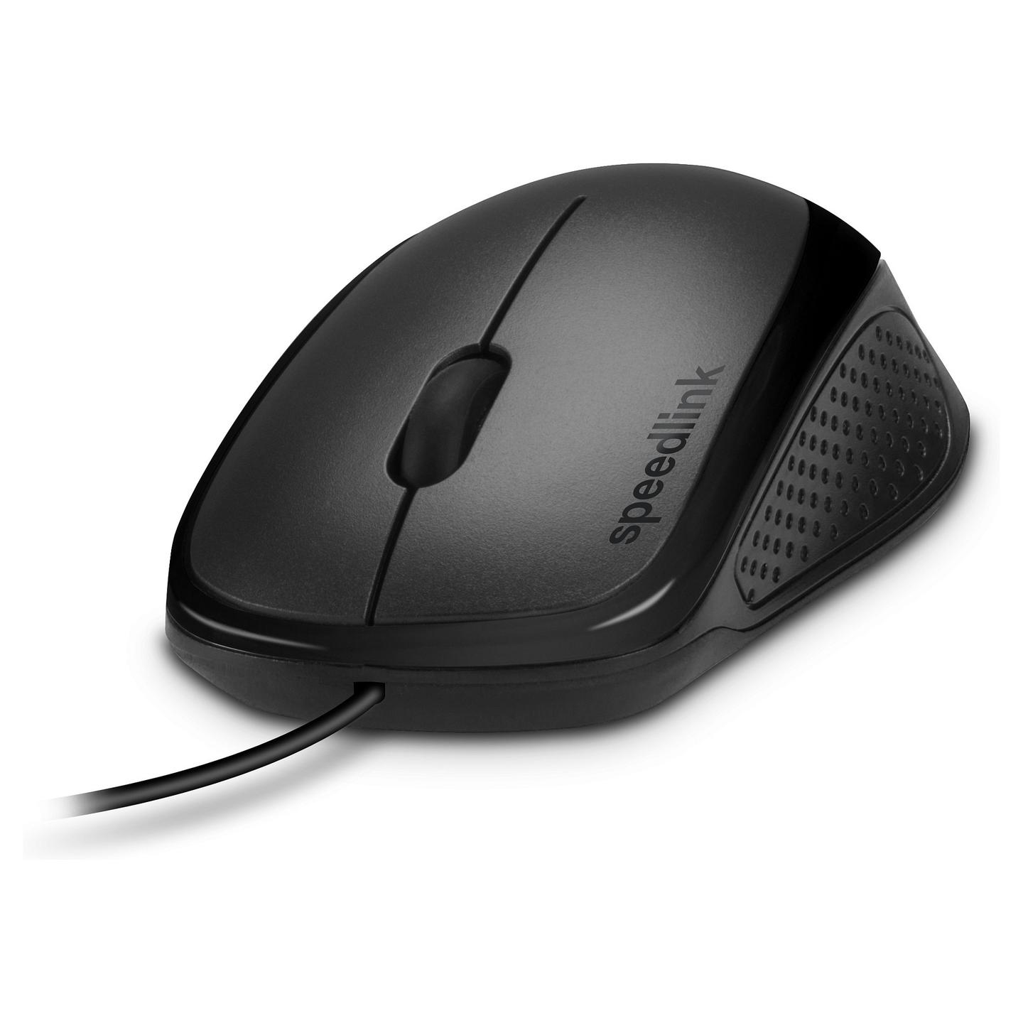Maus me kabllo Speedlink KAPPA SL-610011-BK, 1000 DPI, 3 Butona, USB, Ergonomik - Zezë - 3