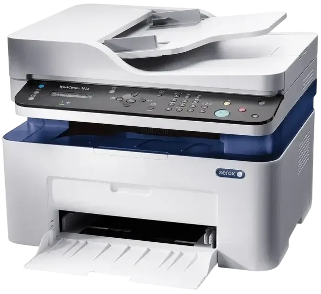 Printer Xerox WorkCentre 3025NI / Print, Copy, Scan / ADF / A4 / Ethernet, Wireless / USB - e bardhë