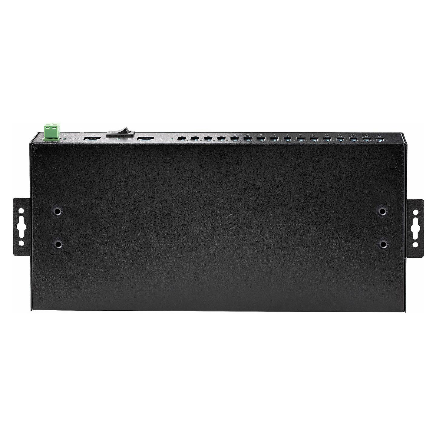 Hub USB StarTech.com S5G16AINDS-USB-A-HUB, 16 Porta, USB 3.2, 5Gbps, 2x Host, Metal - Zezë - 5