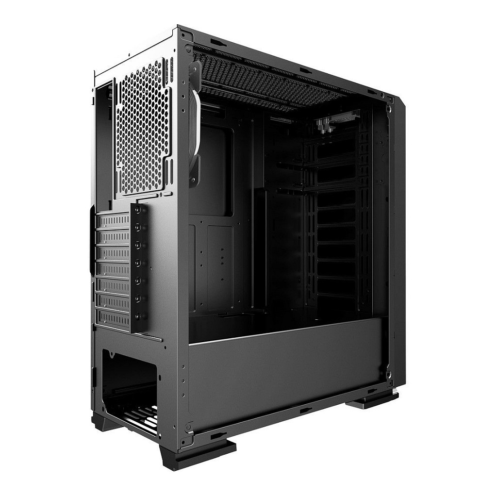 Kasë PC Inter-Tech S-3906 Renegade / Midi Tower / ATX / 1x 120mm RGB Fan / Tempered Glass - Zezë - 7