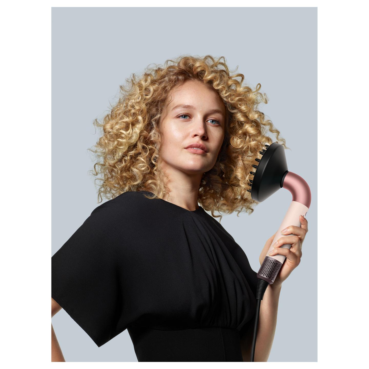 Tharëse për Flokë Dyson Supersonic r HD17 Curly+Coily, 1700W, 3 Shpejtësi, 4 Temperatura, Ajër i Ftohtë, Jonizues - Rozë - 4