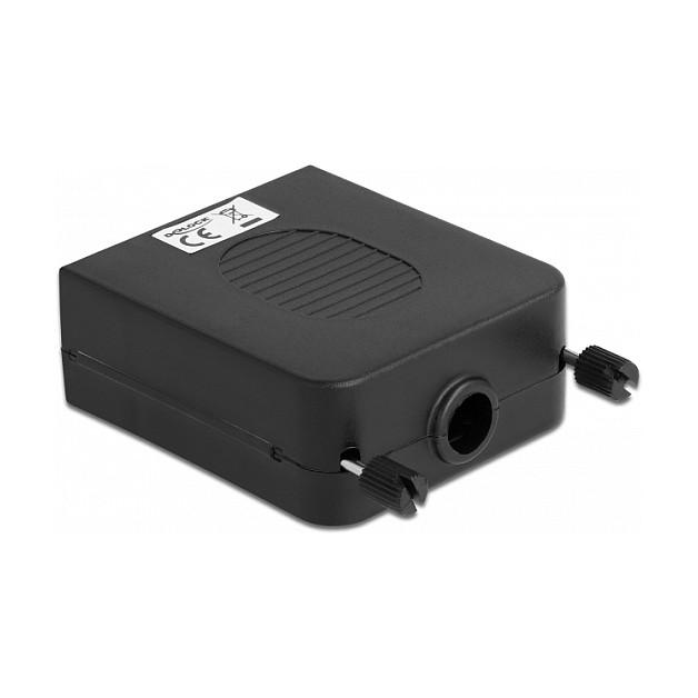 Adapter Paralel DeLOCK 66267 / DB25 Female në Terminal Block 26-pin / 1:1 / Me mbështjellës - Zezë - 3