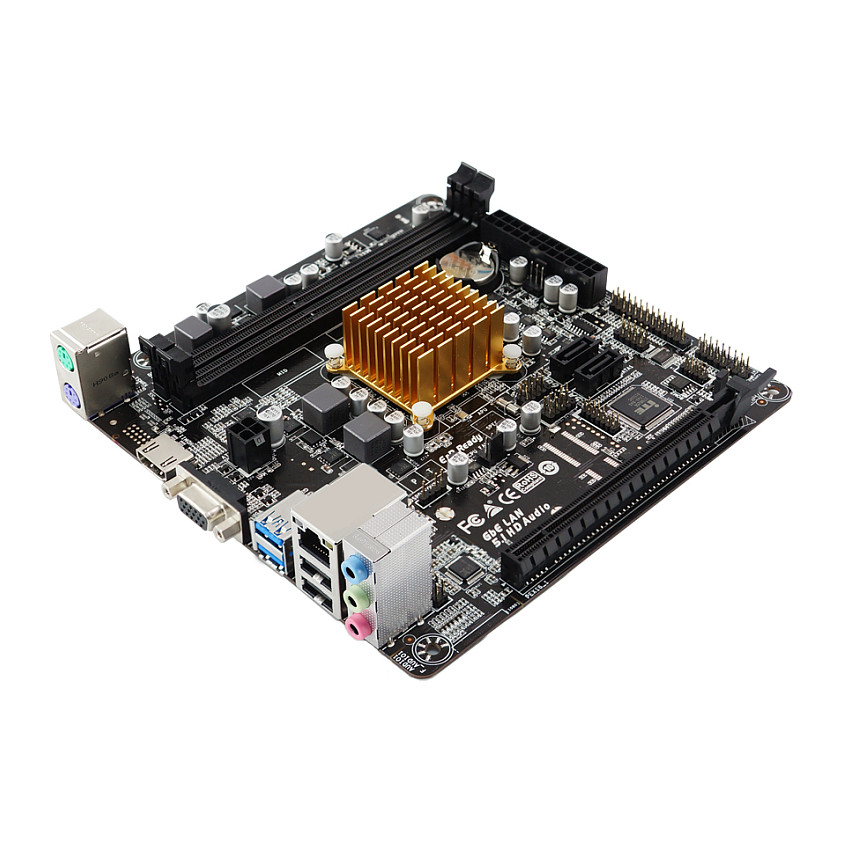 Pllakë Amë BIOSTAR A68N-2100K / AMD E1-6010 / DDR3-DDR3L / Mini ITX / SATA III / Gigabit LAN - 3