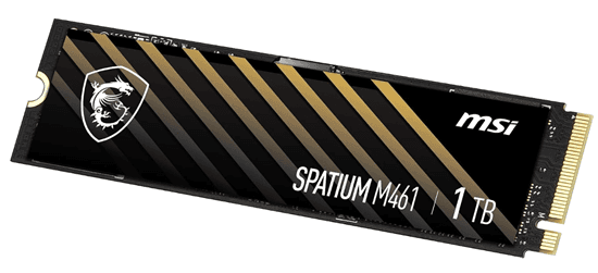 SSD e brendshme MSI SPATIUM M461, 1TB, M.2 2280, PCIe Gen4x4, NVMe 1.4 - 2