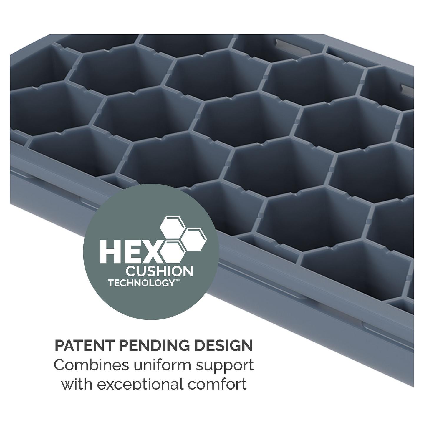 Mbështetëse për Kyçet Fellowes Breyta / Për Tastierë TKL / Silikon / 32 × 6 cm / Microban / HEX Cushion - Blu - 5