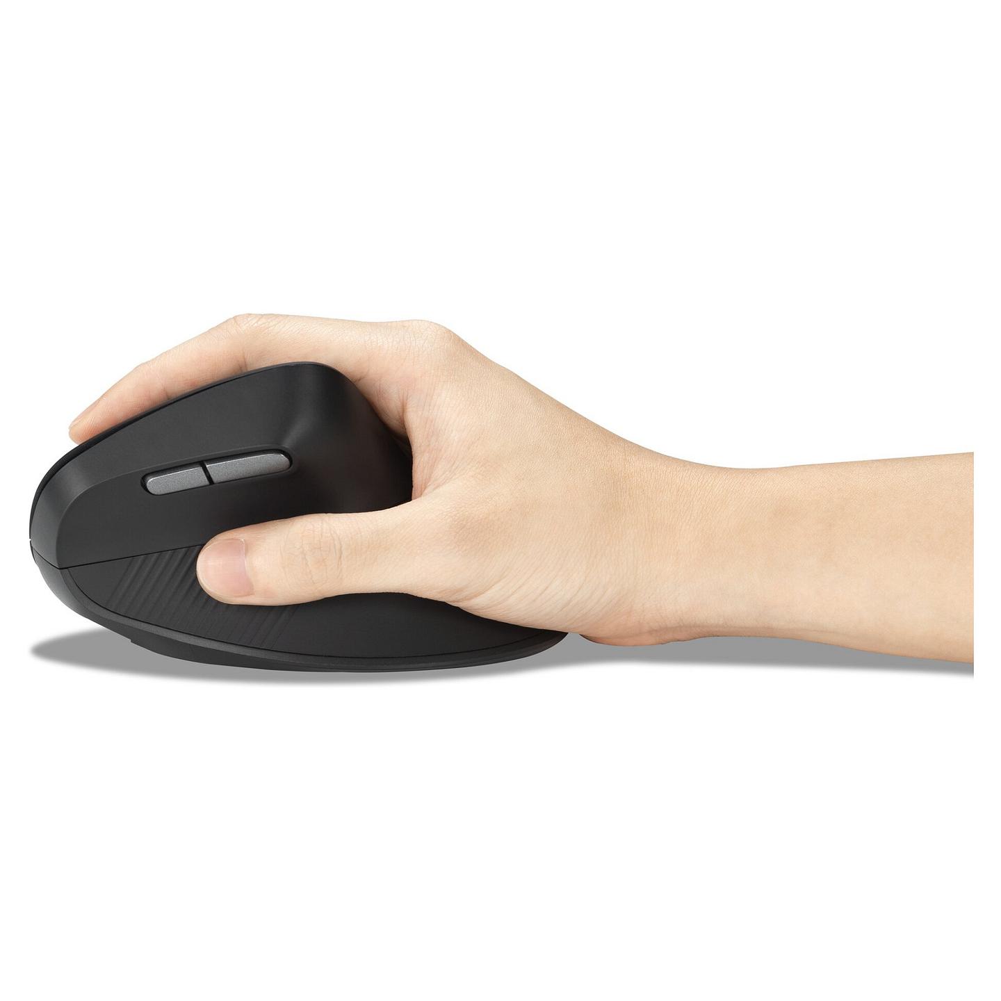 Maus pa Kabllo Kensington Pro Fit Ergo MY630 EQ / Vertikal / 2400 DPI / 6 Butona / Bluetooth / Wireless 2.4 GHz / USB-C - Zezë - 2