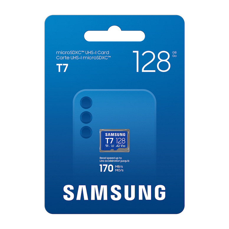 Kartë Memorie Samsung T7 / 128GB / MicroSDXC / UHS-I / U3 / V30 / 170MB/s - 4