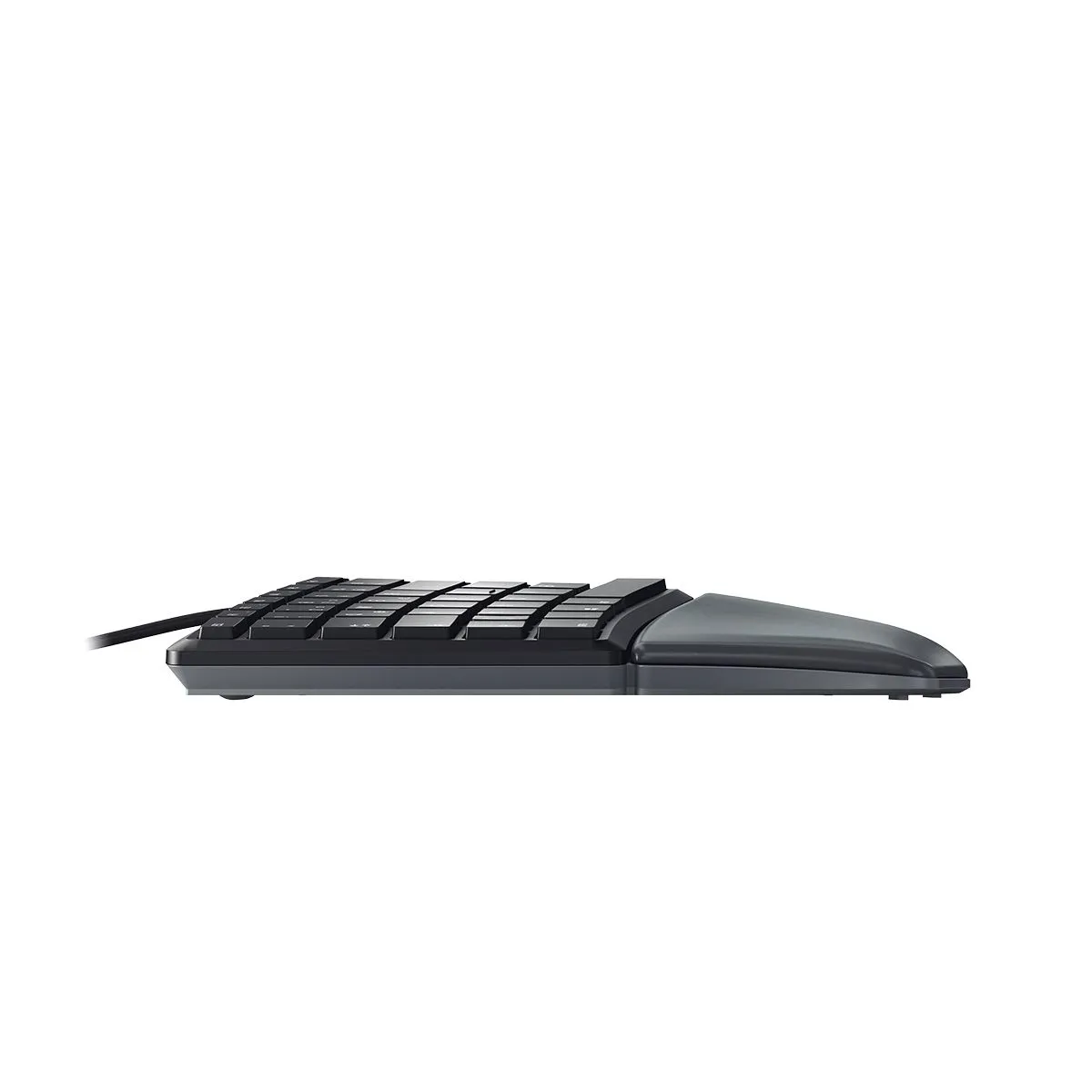 Tastierë Me kabllo CHERRY KC 4500 ERGO / Ergonomic / USB / Pan-Nordic Layout / Numpad - Zezë - 5