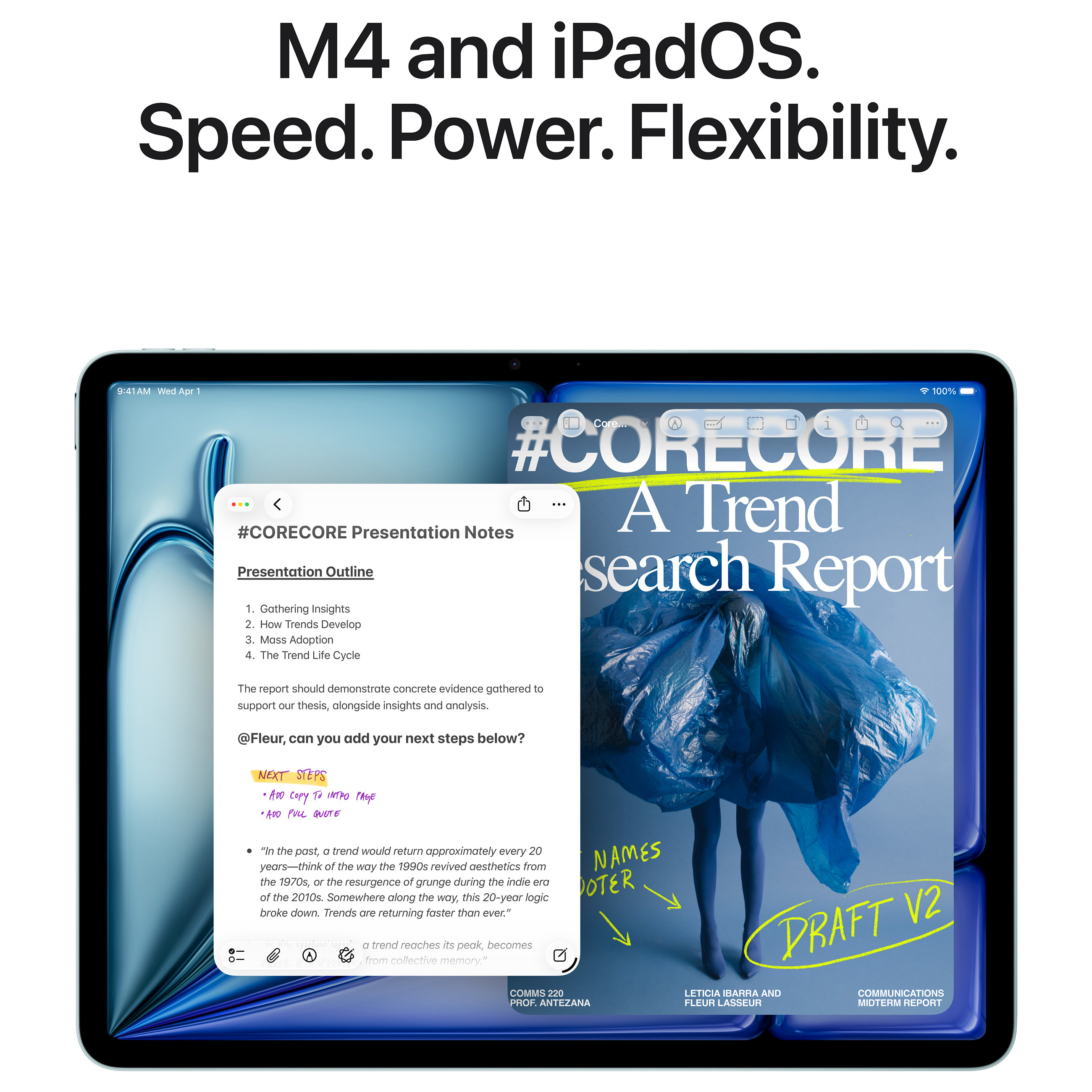 Apple iPad Air 13" / 256GB - Blue - 3