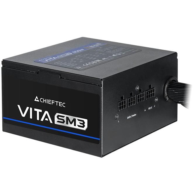 Furnizues Energjie Chieftec VITA SM3 BPX-850-C, 850W, 80 PLUS Bronze, ATX 3.1, Semi-Modular – Zezë - 10