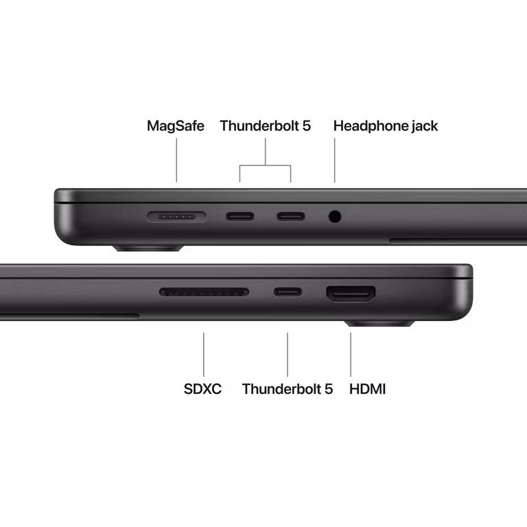 MacBook Pro M5 Pro 16" / 18 CPU / 20 GPU / 64GB / 1TB – Space Black - 4