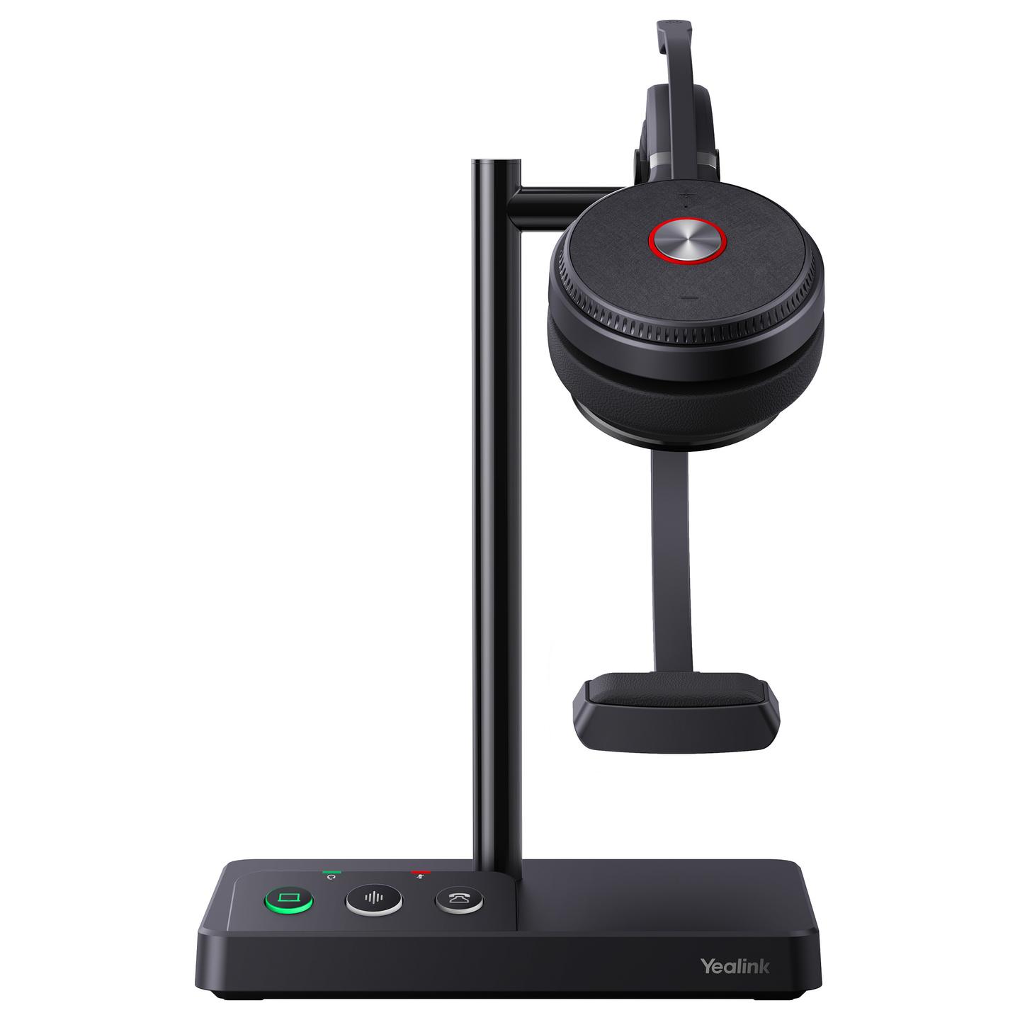 Kufje pa kabllo Yealink WH62 Mono UC / DECT / Mono / 160m / 13 orë / UC / Mikrofon me reduktim të zhurmës - Zezë - 5