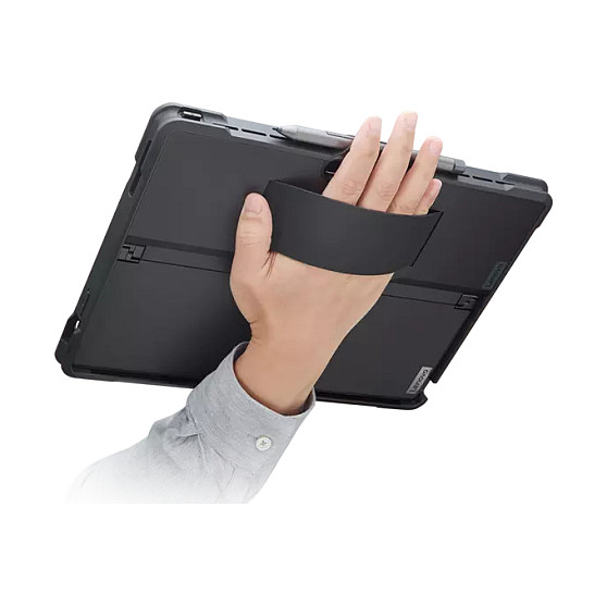 Aksesorë për tablet Lenovo ThinkPad X12 Detachable 4X41A08251 / Case / 12" / Polycarbonate + Silicone / Shock-Absorbing Corners / Pen Holder / Hand Strap - Zezë - 6