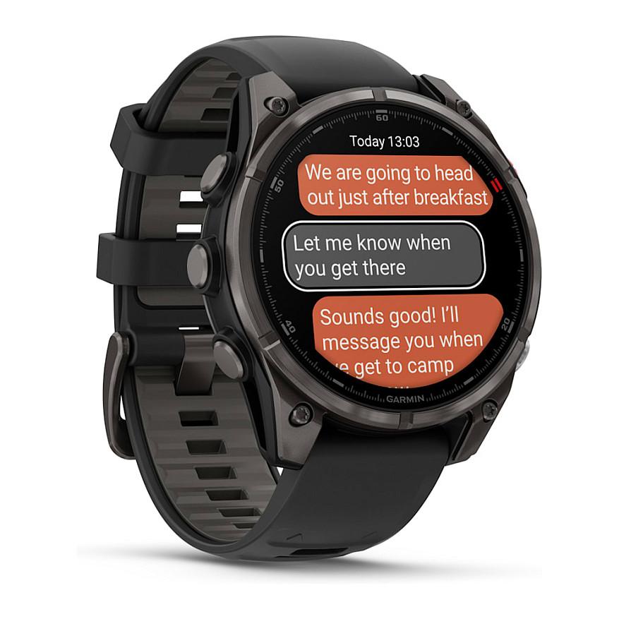 Orë e Mençur Garmin fēnix 8 Pro, 47mm, AMOLED, Sapphire, GPS, LTE - Zezë/Hiri - 3