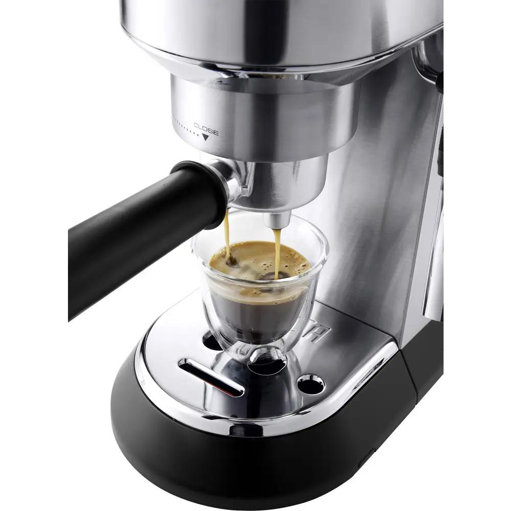 Aparat për kafe De'Longhi Dedica Style / Portafilter / 15 Bar / 1.1L – Argjend - 3
