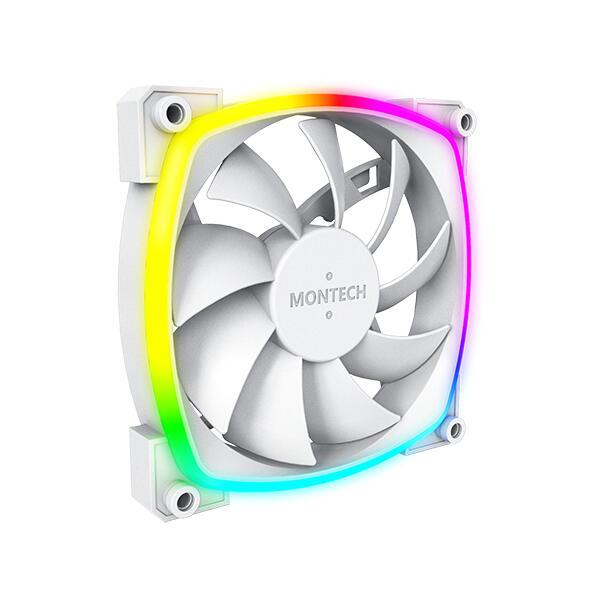 Ftohës për Kasë Montech AX120 PWM / 120mm / 800-1600 RPM – Bardhë - 5