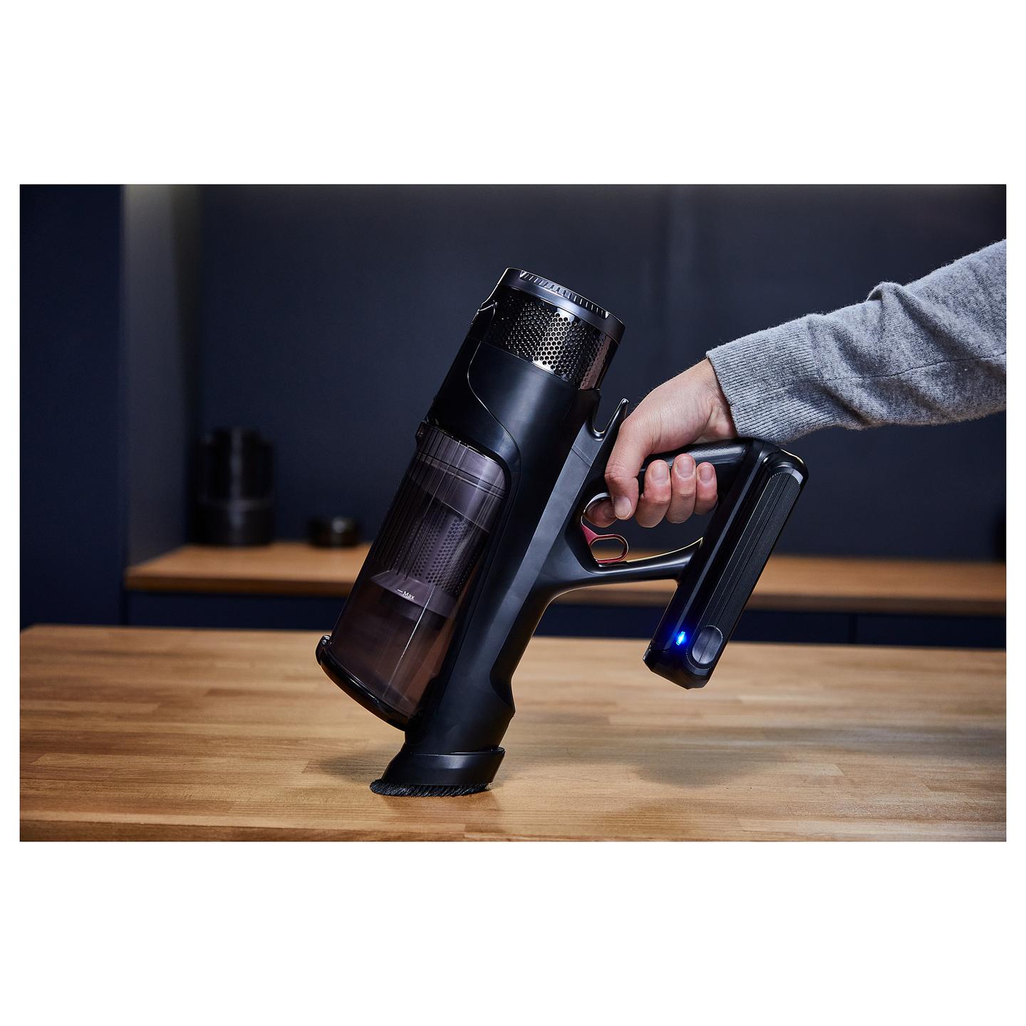 Fshesë Elektrike Rowenta X-Force Flex 13.60 Allergy RH9A36WV, Pa Kabllo, 150 AW, 0.65L, Autonomi deri në 60 Minuta, Bateri Li-Ion – Zezë/Argjend - 5