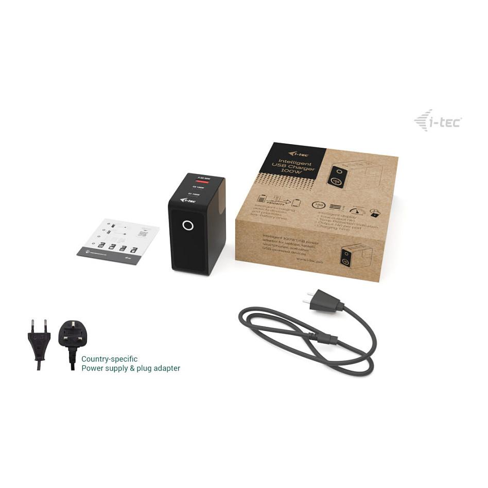 Adapter Karikimi i-tec CHARGER-INTG100W / 2x USB-C / 1x USB-A / 100W – Zezë - 4
