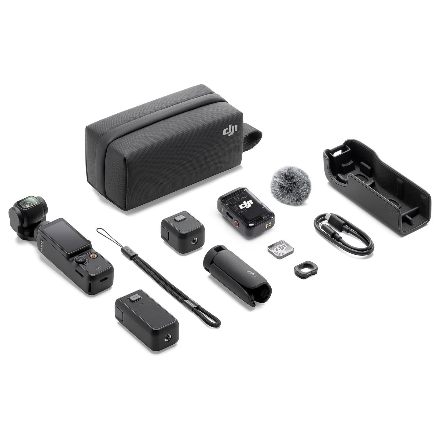 Stabilizues DJI Osmo Pocket 3 Creator Combo, 3-Aksësh, 1" CMOS, 4K, 120fps - Zezë - 10