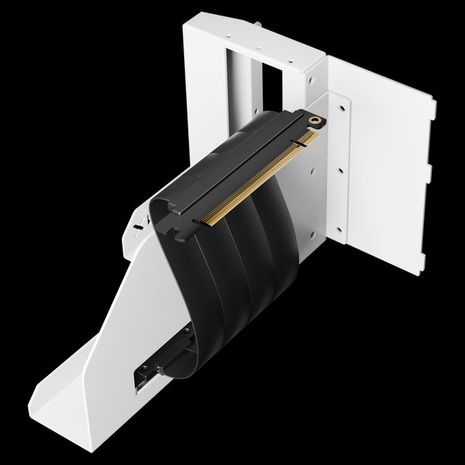 Mbajtës Vertikal për Kartelë Grafike APNX Vertical GPU Holder Kit 2 / PCIe 5.0 x16 Riser / APNX V1 - Bardhë - 3