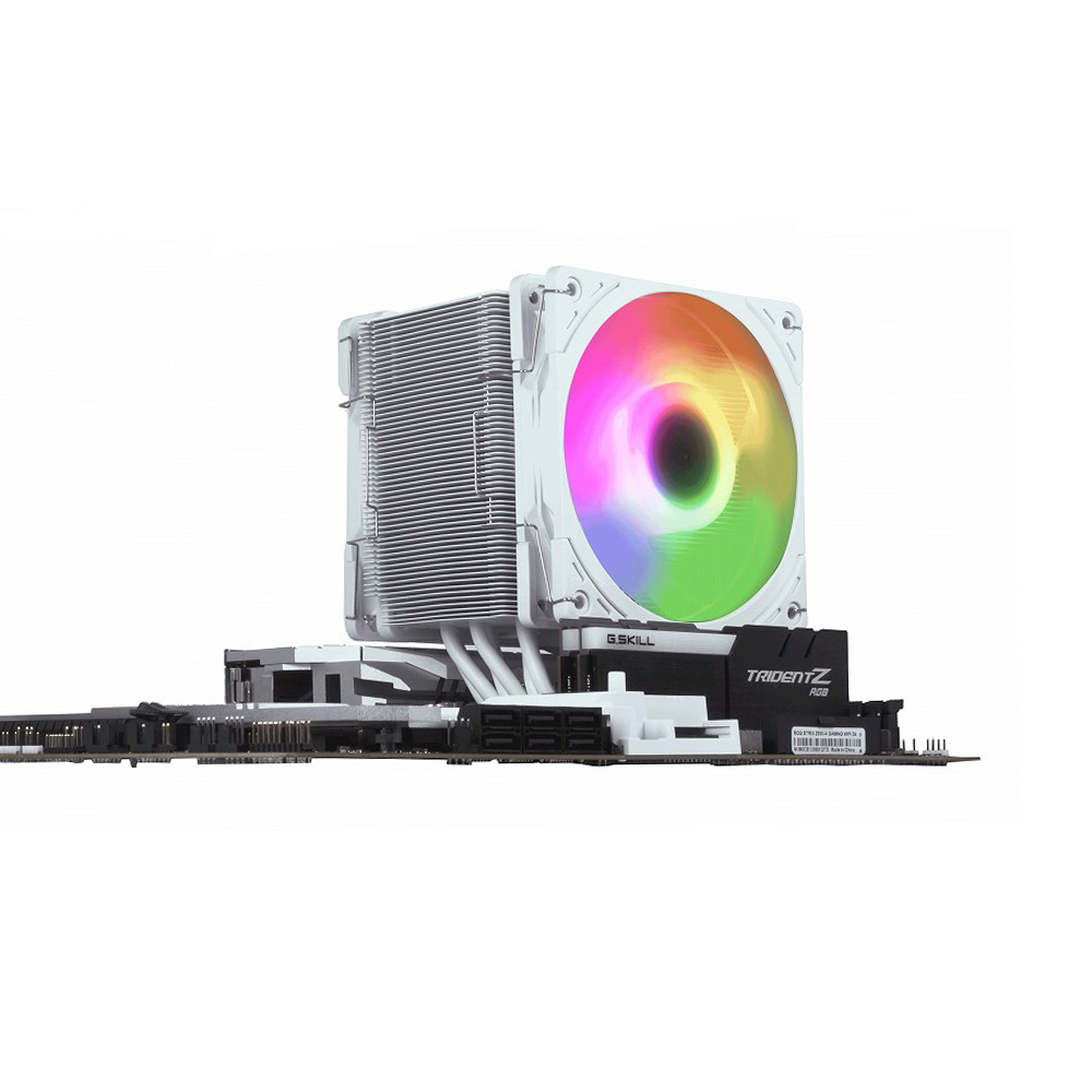 Ftohës për Procesor Scythe MUGEN 6 Dual Fan White ARGB Edition / Dual-Tower / 2x120mm / 6 Heat Pipes / ARGB - Bardhë - 4