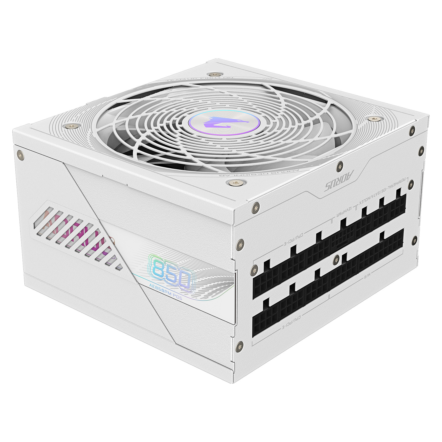 Furnizues Energjie GIGABYTE AORUS ELITE P850W ICE / 850W / ATX 3.1 / 80 PLUS Platinum / Fully Modular - Bardhë - 2
